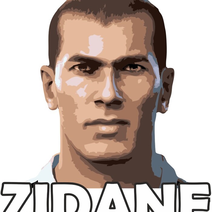 Zinedine Zidane Fridge Mangnet