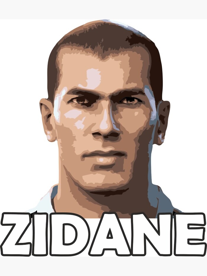 Zinedine Zidane Fridge Mangnet