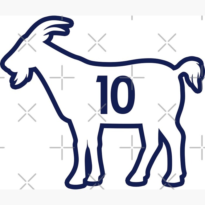 TOT GOAT - 10 - navy Fridge Mangnet