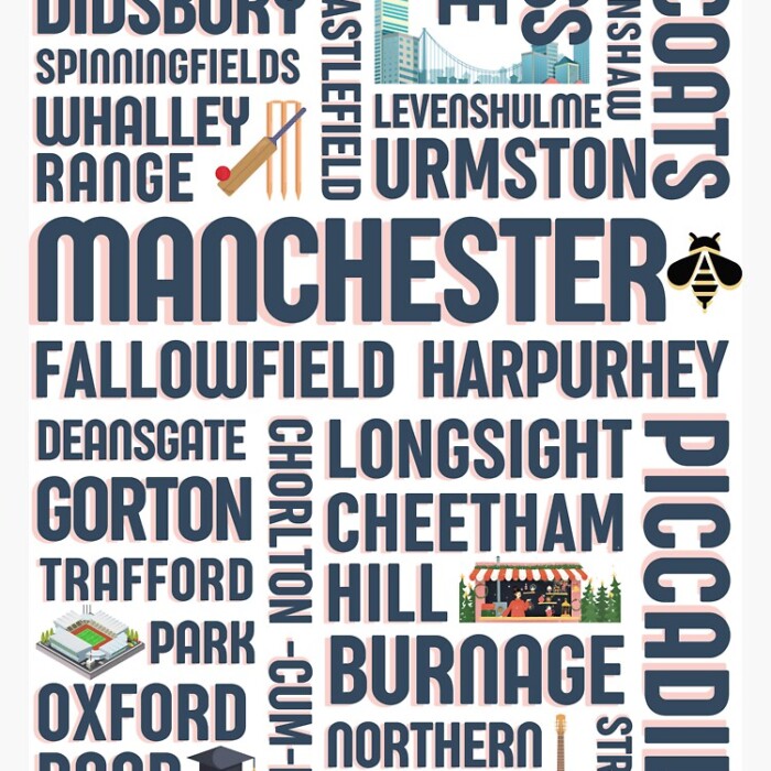 Manchester city centre towns