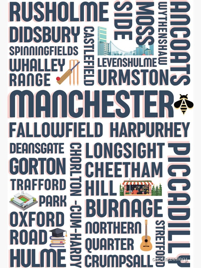 Manchester city centre towns