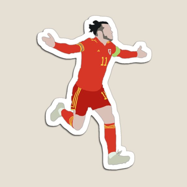 Gareth Bale Wales Cymru Celebration Fridge Mangnet