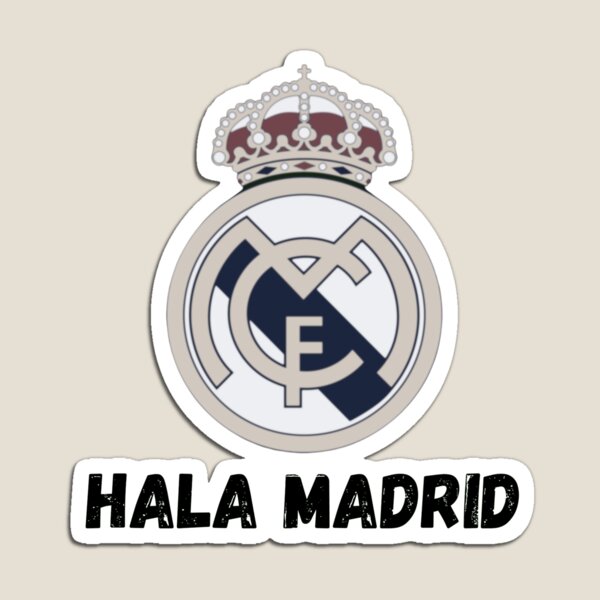 Hala madrid (Real madrid logo) Fridge Mangnet