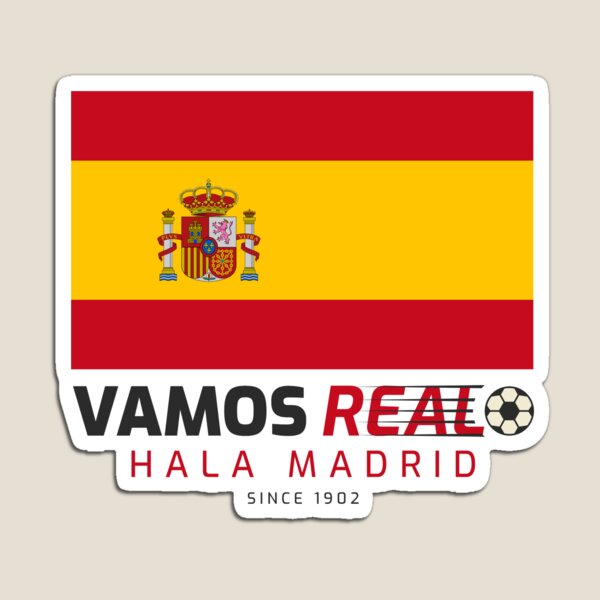 Vamos Real Hala Madrid Fridge Mangnet