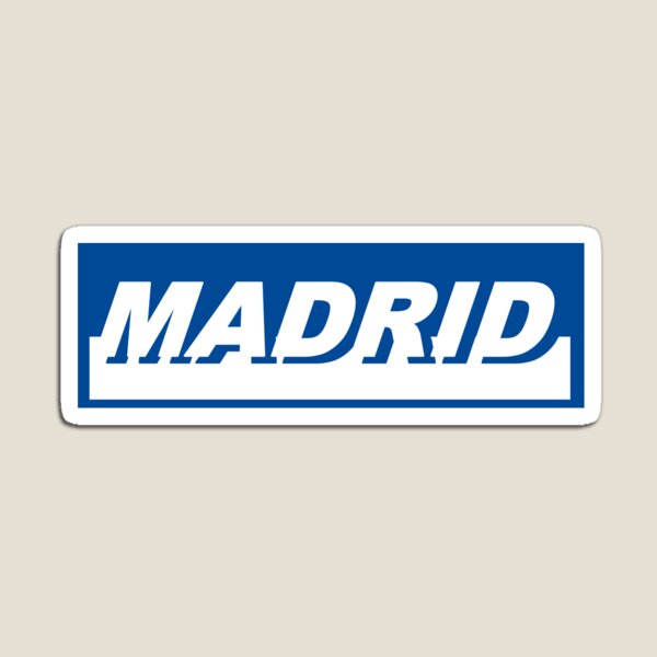 Real Madrid Blue & White Logo Fridge Mangnet