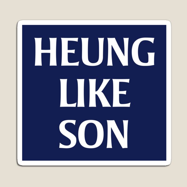 Heung Like Son 2 - Navy Fridge Mangnet