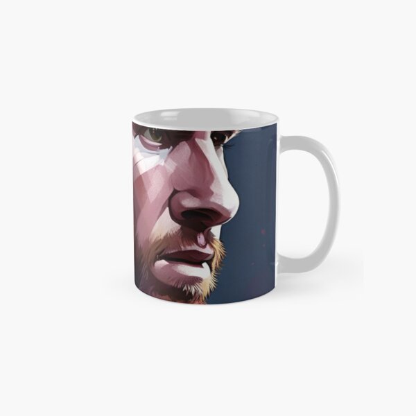 Abstract Lionel Messi FC Barcelona Portrait Mug