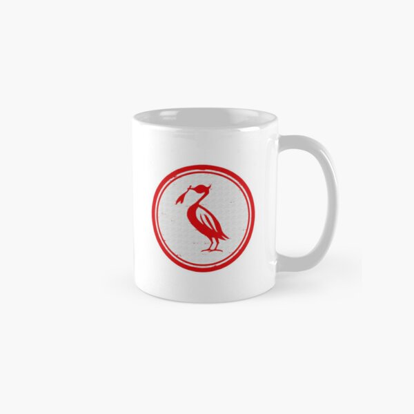 Retro Liverbird Red Mug