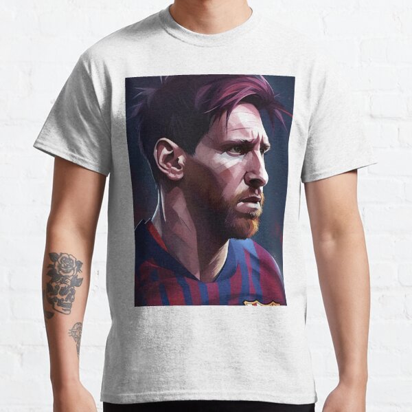 Abstract Lionel Messi FC Barcelona Portrait