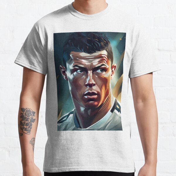 Abstract Cristiano Ronaldo Real Madrid CR7 Portrait V5